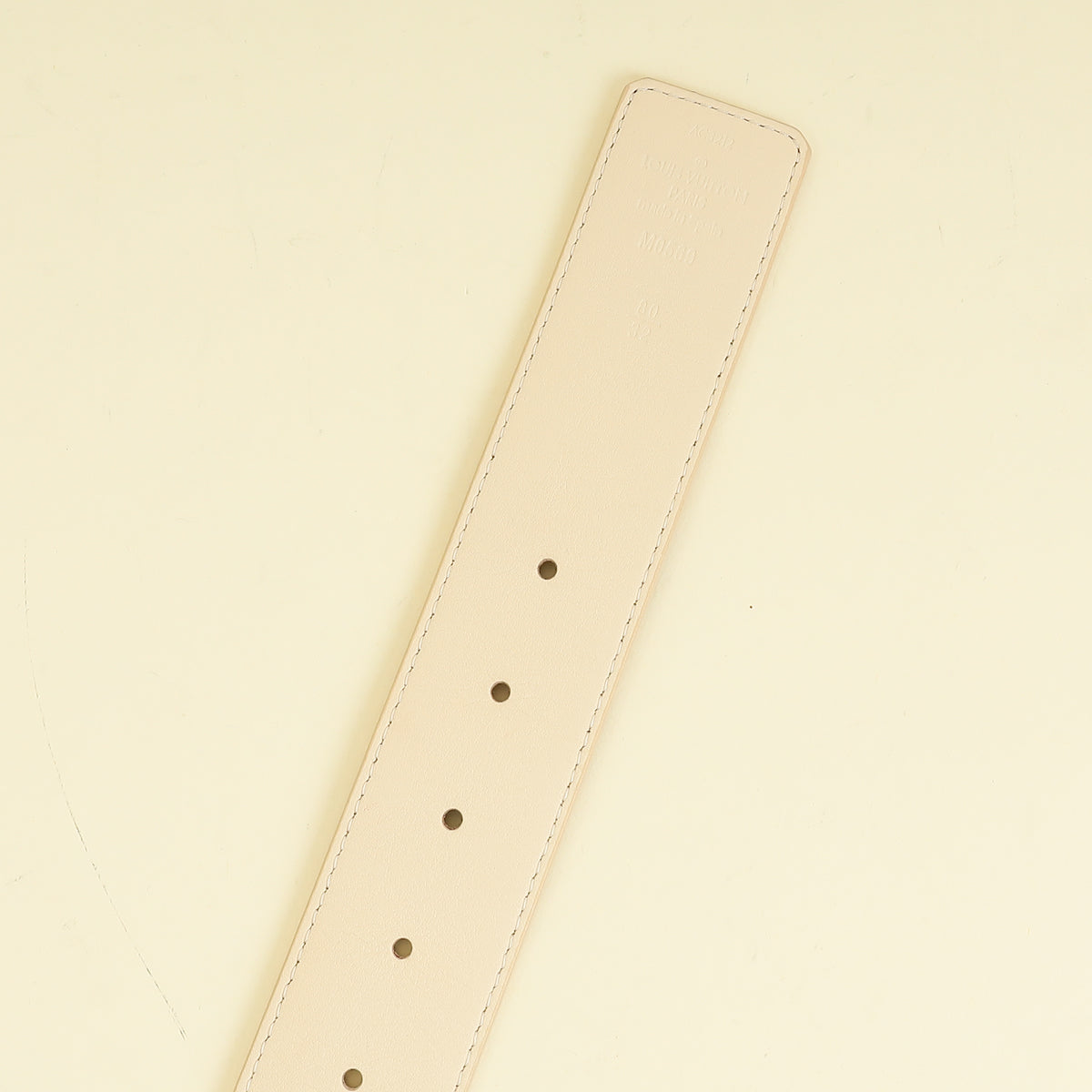 Louis Vuitton Damier Azur Initials Buckle 40mm Belt 32