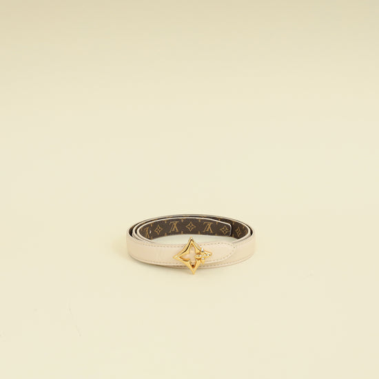 Louis Vuitton Bicolor Flowergram Reversible 20mm Belt