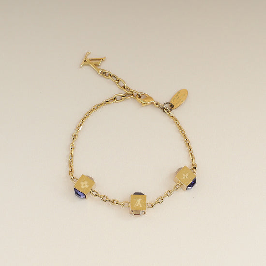 Louis Vuitton Purple Multicolor Gamble Bracelet