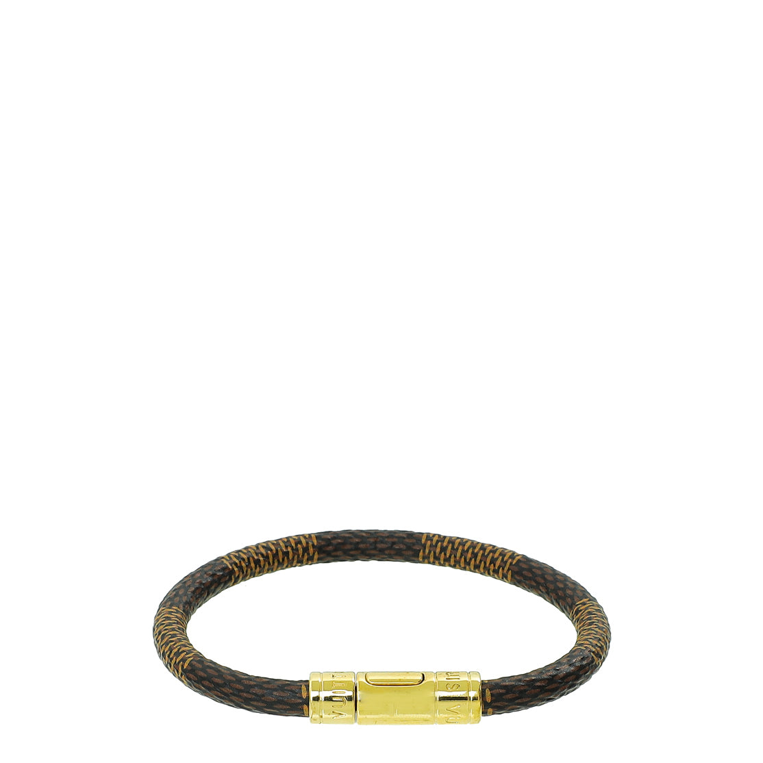 Louis Vuitton Damier Ebene Keep It Bracelet 17-Louis Vuitton-THE CLOSET