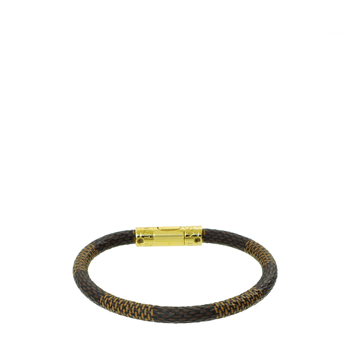 Louis Vuitton Damier Ebene Keep It Bracelet 17-Louis Vuitton-THE CLOSET