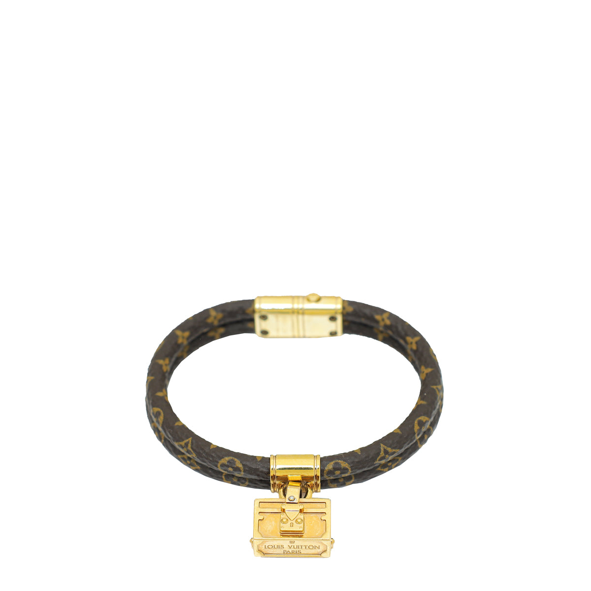 Louis Vuitton Brown Keep it Twice Petite Malle Charm Bracelet-Louis Vuitton-THE CLOSET