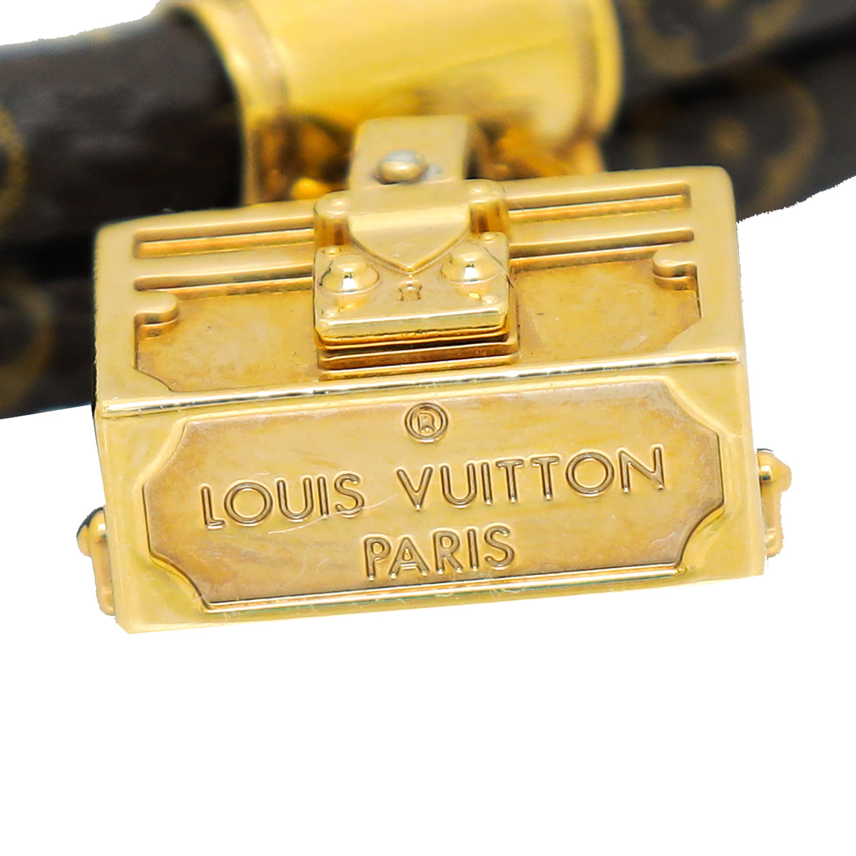Louis Vuitton Brown Keep it Twice Petite Malle Charm Bracelet