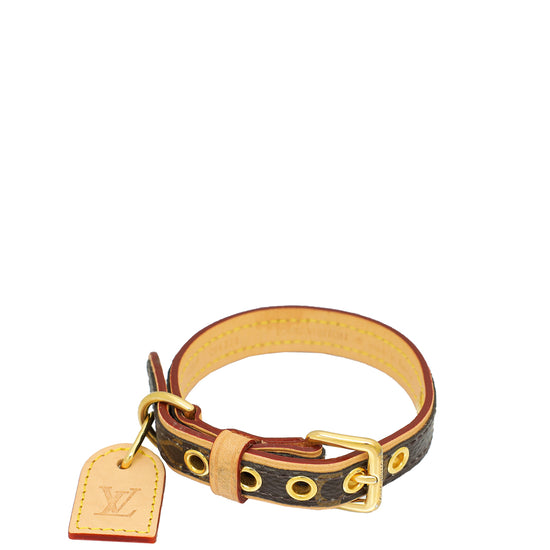 Louis Vuitton Brown Monogram XS Dog Collar