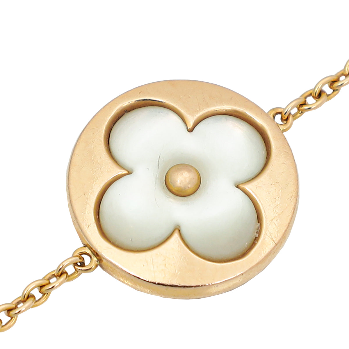 Louis Vuitton 18K Rose Gold MOP Colour Blossom Sun Bracelet-Louis Vuitton-THE CLOSET