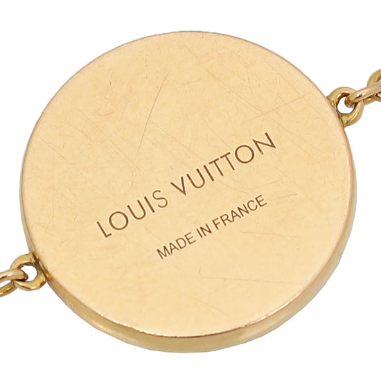 Louis Vuitton 18K Rose Gold MOP Colour Blossom Sun Bracelet