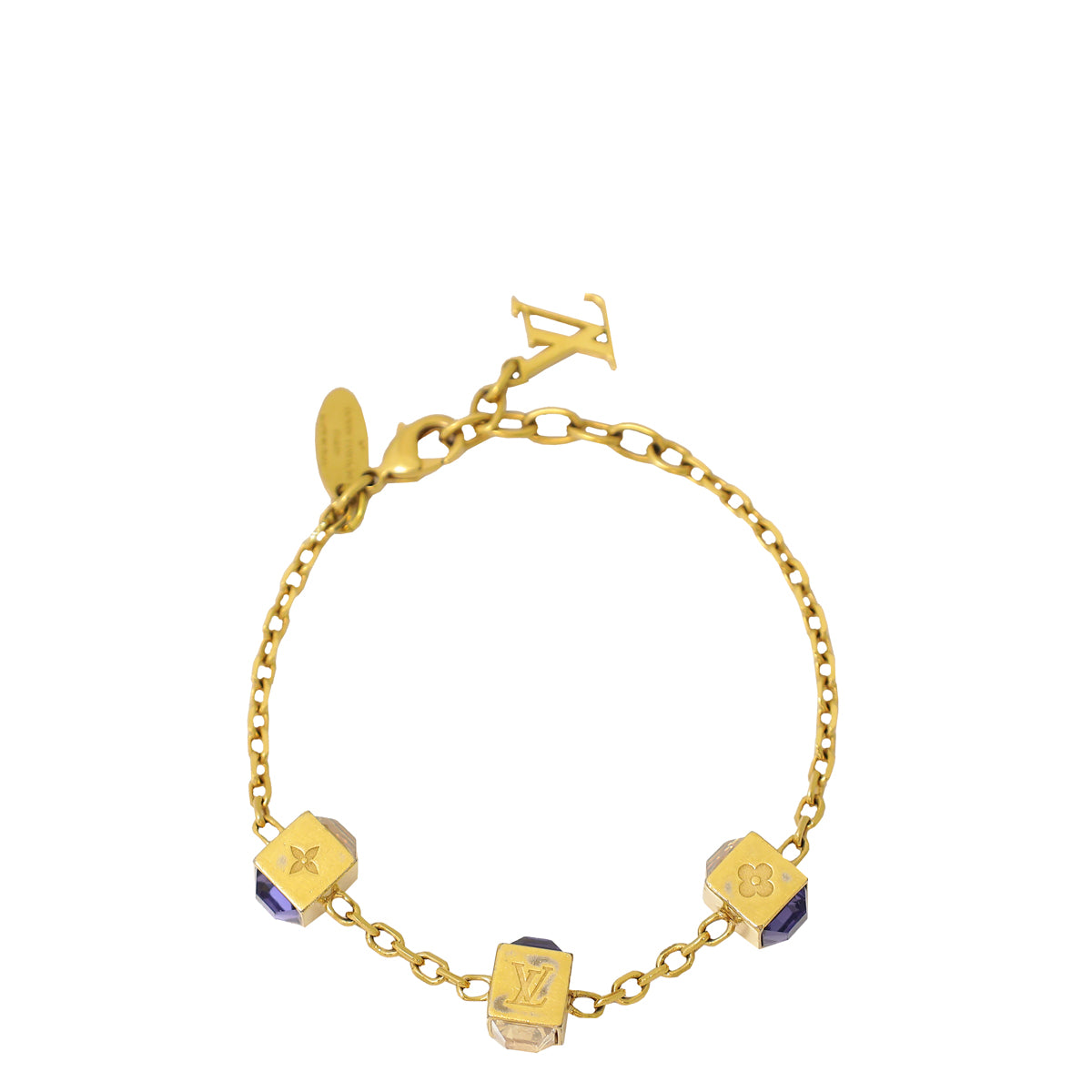 Louis Vuitton Gold Gamble Bracelet-Louis Vuitton-THE CLOSET
