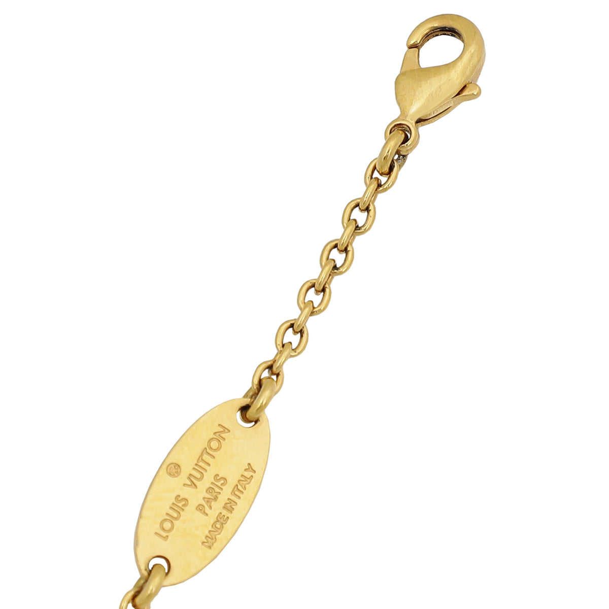 Louis Vuitton Gold Finish Essential V Bracelet