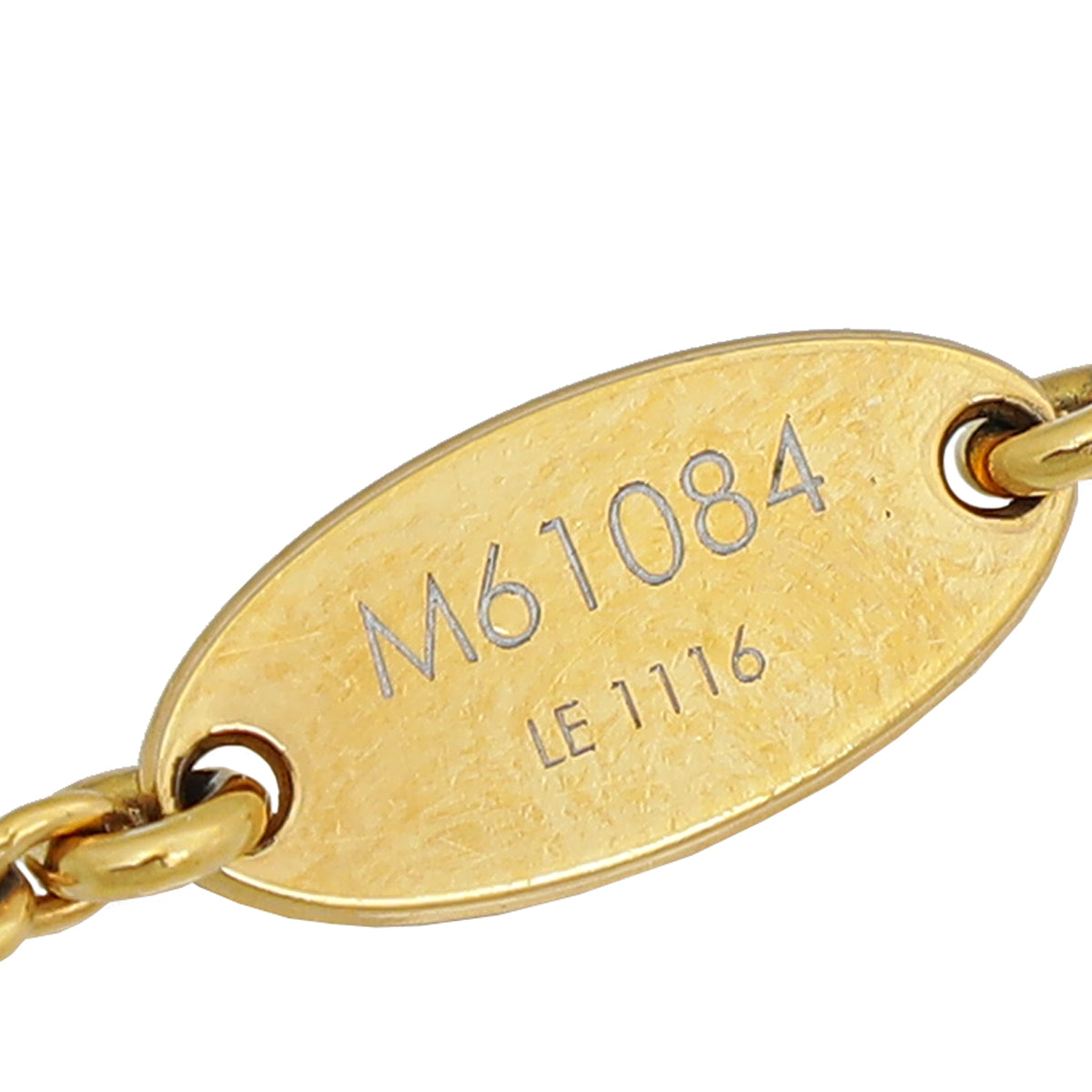 Louis Vuitton Gold Finish Essential V Bracelet