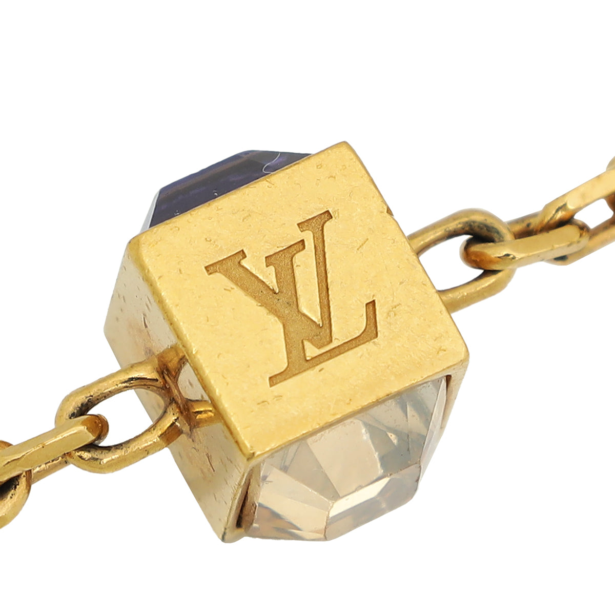 Louis Vuitton Purple Gamble Bracelet
