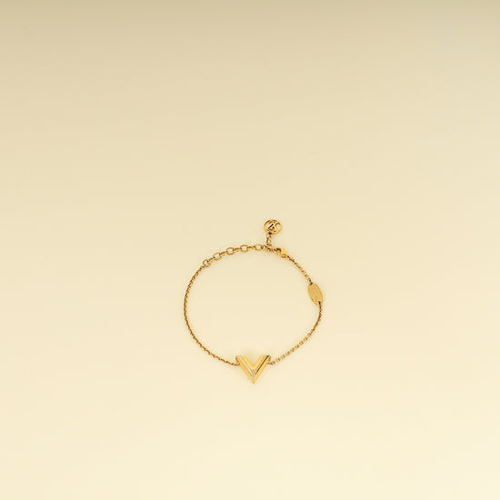 Louis Vuitton Gold Essential V Bracelet