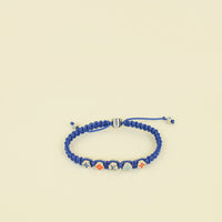 Louis Vuitton Blue Monogram Colours Braided Bracelet