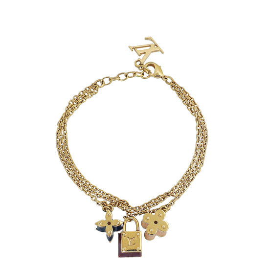 Louis Vuitton Pastel Monogram Charm Bracelet | Rent Louis Vuitton jewelry  for $55/month - Join Switch
