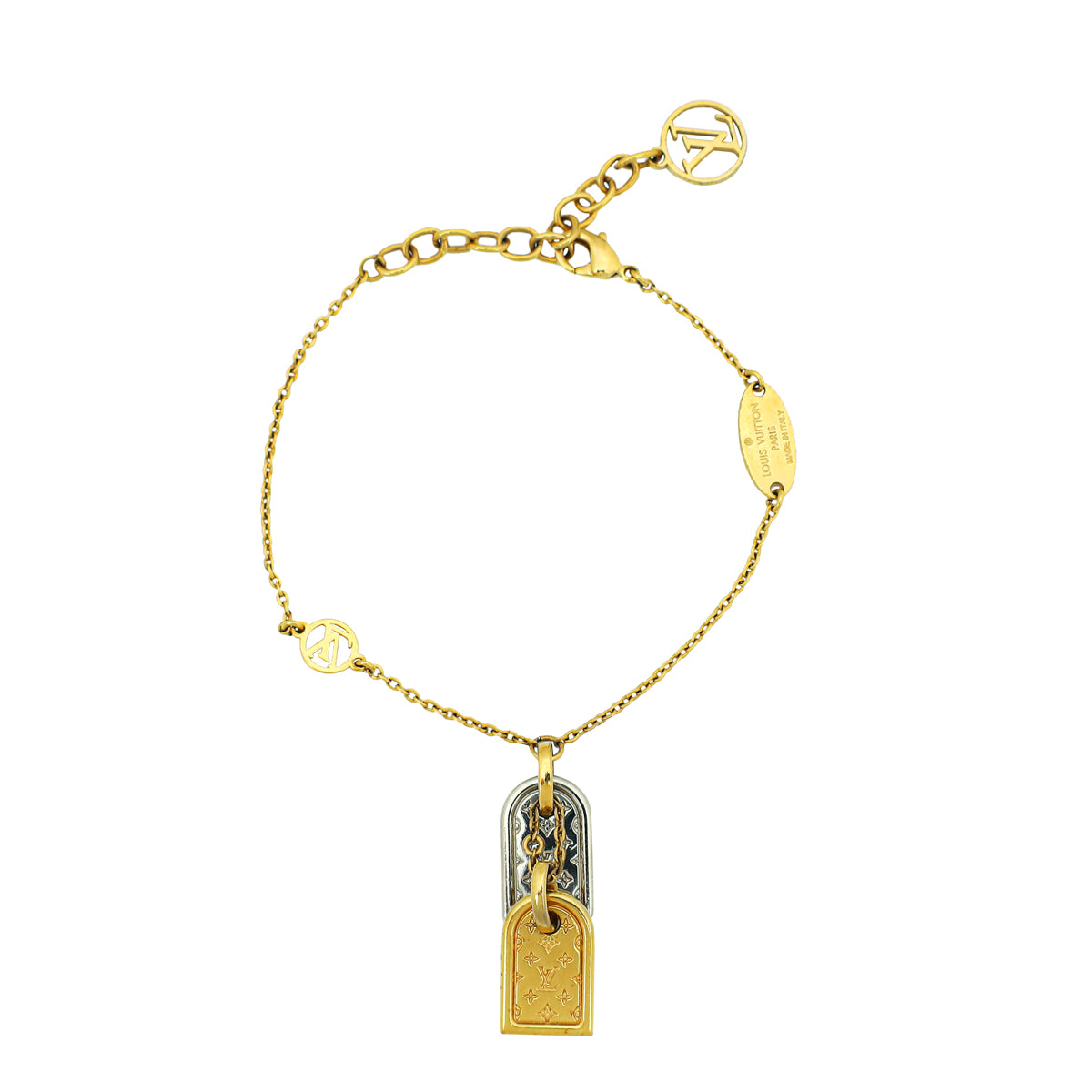 Hermes Two Tone Nanogram Bracelet-Louis Vuitton-THE CLOSET