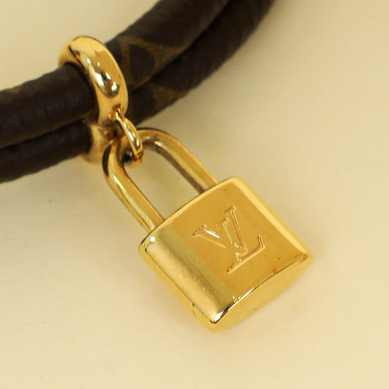 Louis Vuitton Monogram Ebene Keep It Twice Bracelet