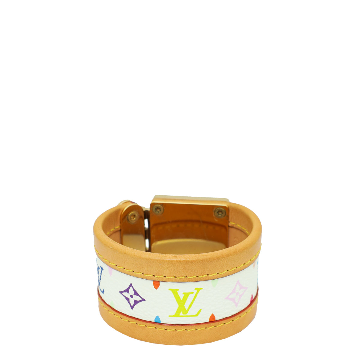 Louis Vuitton White Multicolor Monogram Koala Small Bracelet-Louis Vuitton-THE CLOSET