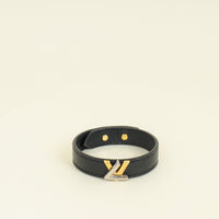 Louis Vuitton Black Twist Bracelet 17