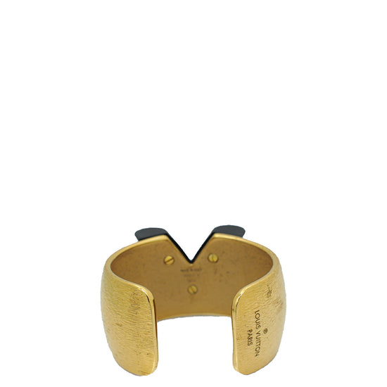 Louis Vuitton Bicolor Essential V Colorama Medium Cuff Bracelet – The Closet