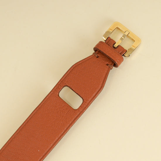 Louis Vuitton Camel Goatskin Spike It Wrap Bracelet-Louis Vuitton-THE CLOSET