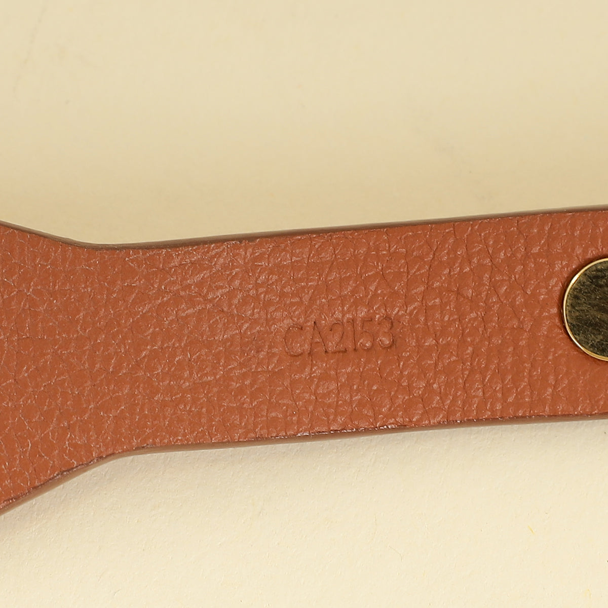 Louis Vuitton Camel Goatskin Spike It Wrap Bracelet-Louis Vuitton-THE CLOSET