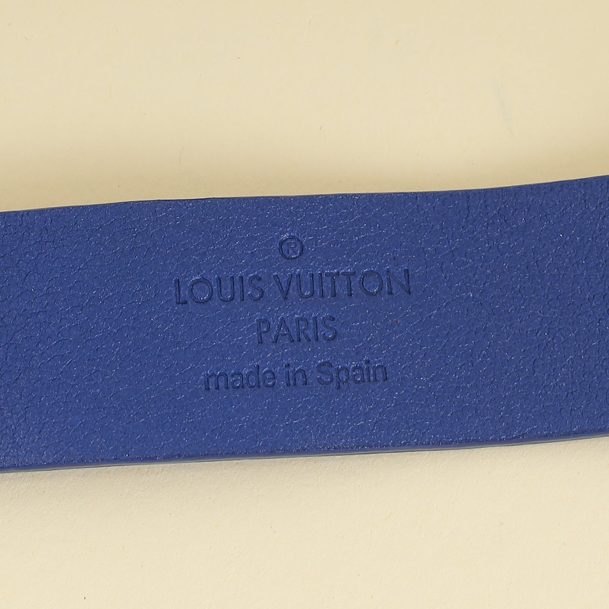 Louis Vuitton Blue Goatskin Spike It Wrap Bracelet-Louis Vuitton-THE CLOSET
