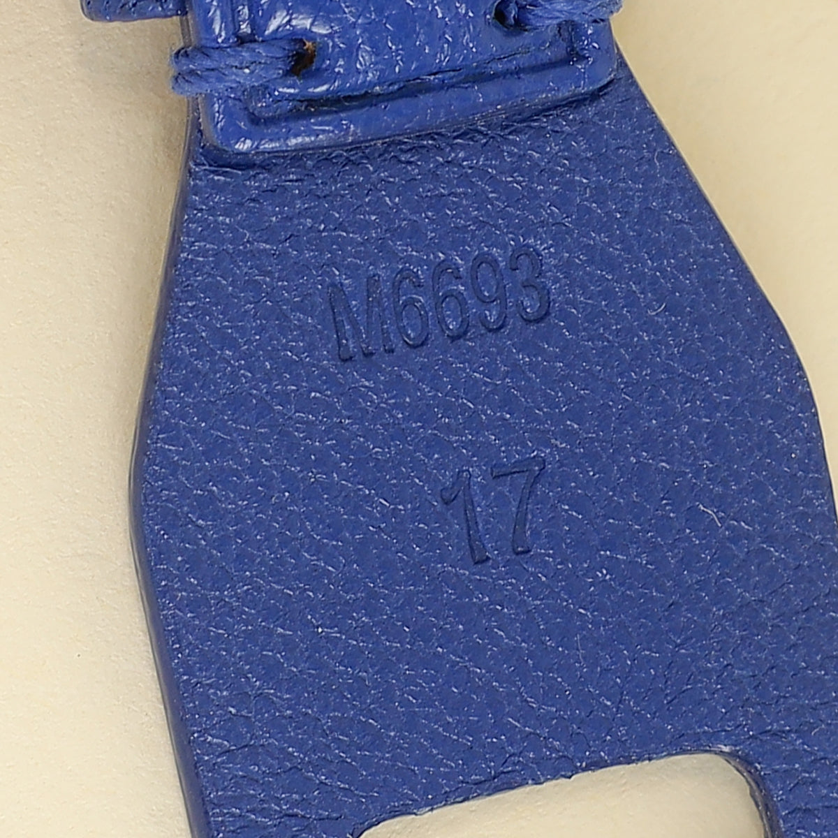 Louis Vuitton Blue Goatskin Spike It Wrap Bracelet-Louis Vuitton-THE CLOSET