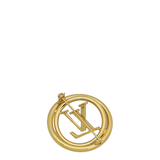 Louis Vuitton Gold Tone Stellar Pin – The Closet