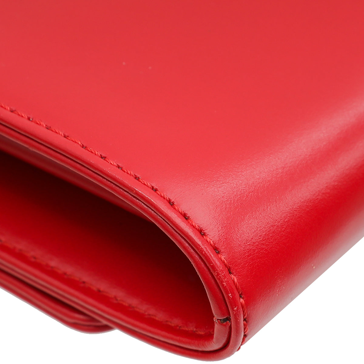 Louis Vuitton Red Opera Pochette Egee Clutch Bag