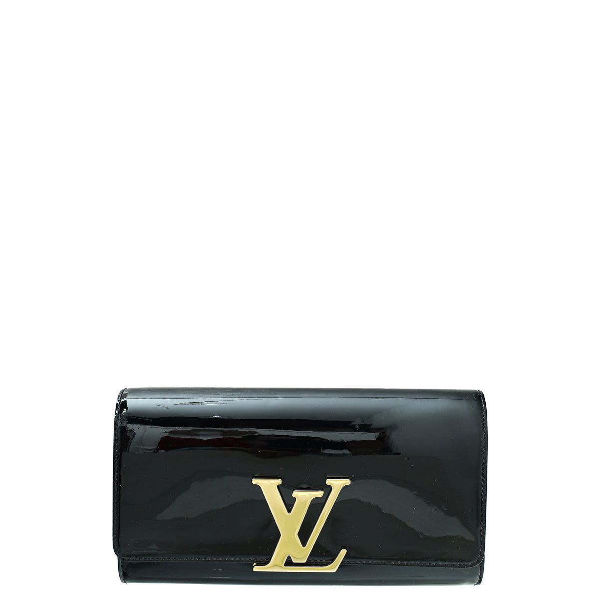 Louis Vuitton Noir Vernis Louise Clutch-Louis Vuitton-THE CLOSET
