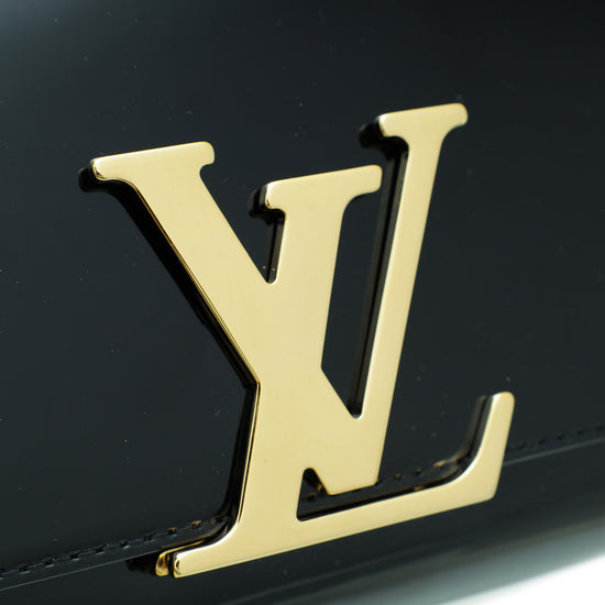 Louis Vuitton Noir Vernis Louise Clutch