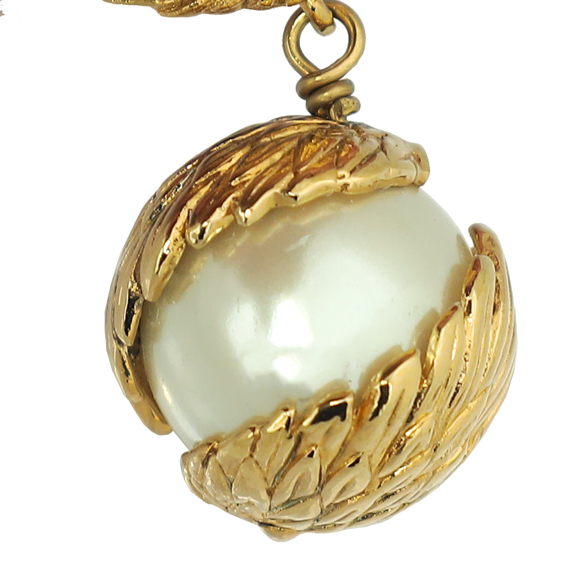 Louis Vuitton Light Gold Angles Dangling Earrings