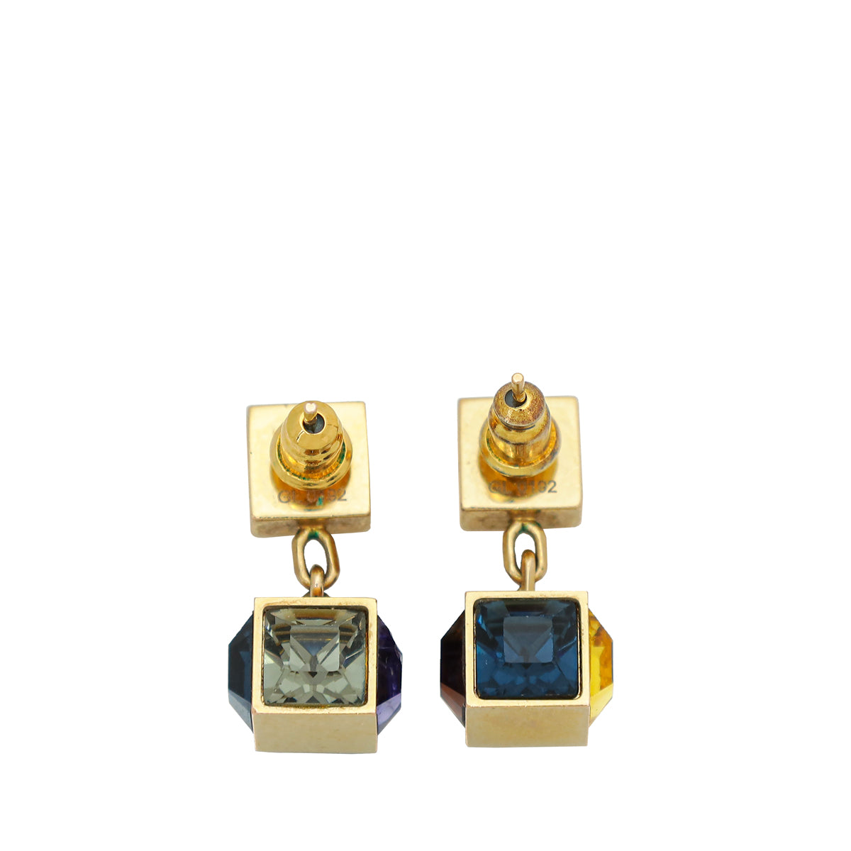 Louis Vuitton Multicolor Gamble Drop Earrings-Louis Vuitton-THE CLOSET