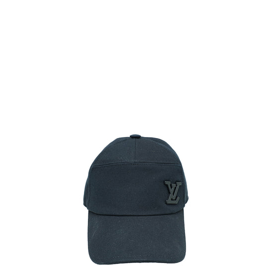 Louis Vuitton Black Aerogram Cotton Cap