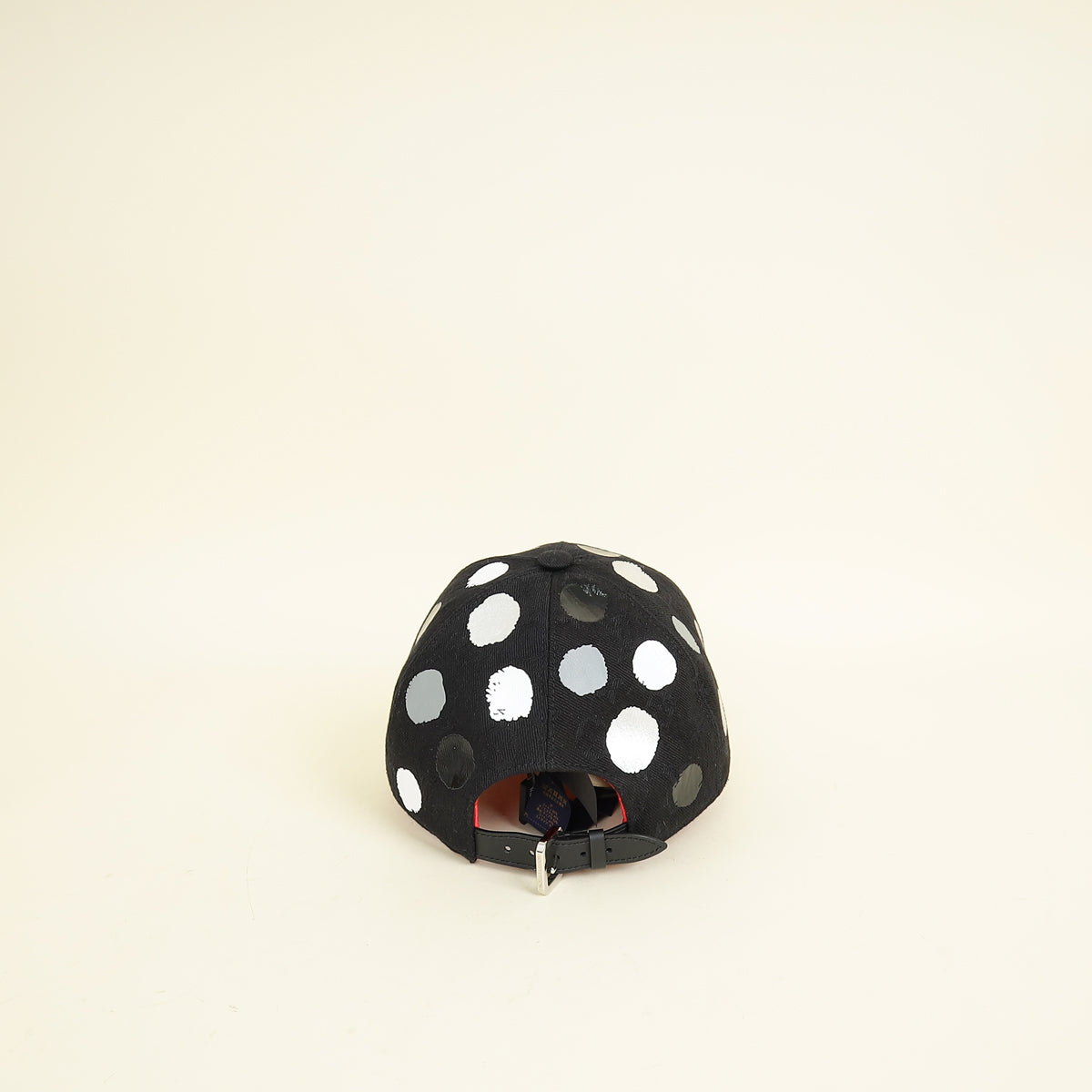 Louis Vuitton Black Accessories x Yayoi Kusama Painted Dots Cap