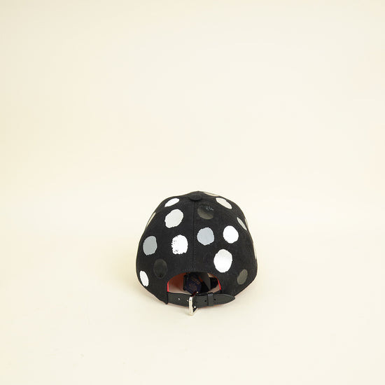 Louis Vuitton Black Accessories x Yayoi Kusama Painted Dots Cap