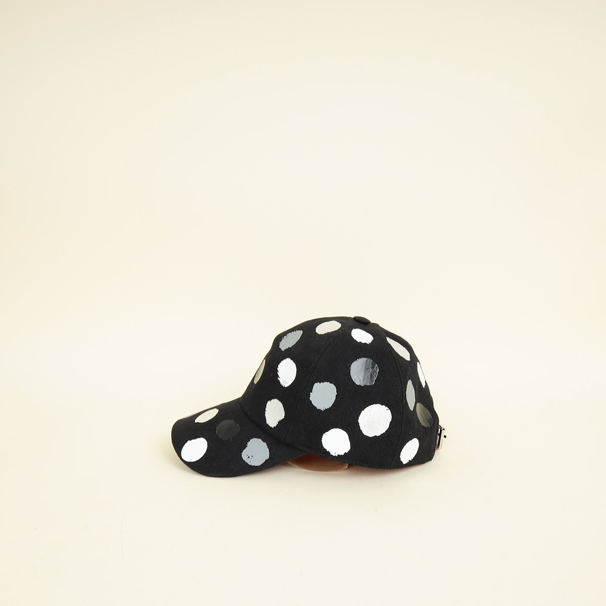 Louis Vuitton Black Accessories x Yayoi Kusama Painted Dots Cap