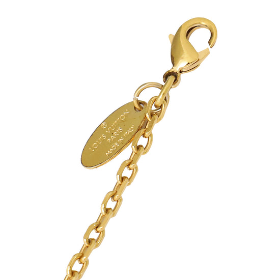 Louis Vuitton Gold Gamble Necklace