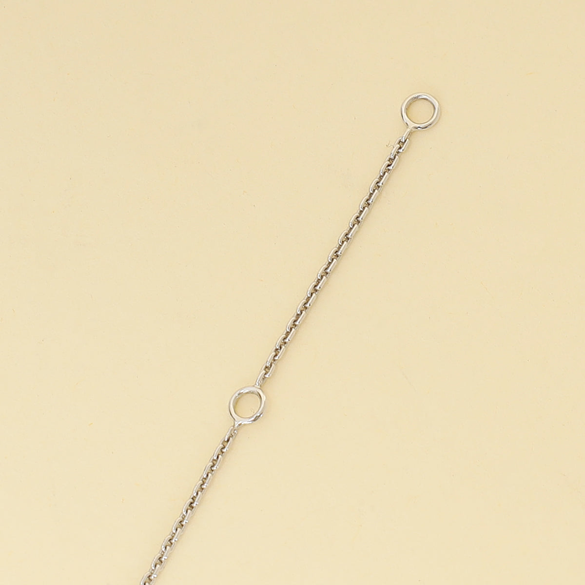 Louis Vuitton 18K White Gold Diamond Volt One Small Pendant Necklace-Louis Vuitton-THE CLOSET