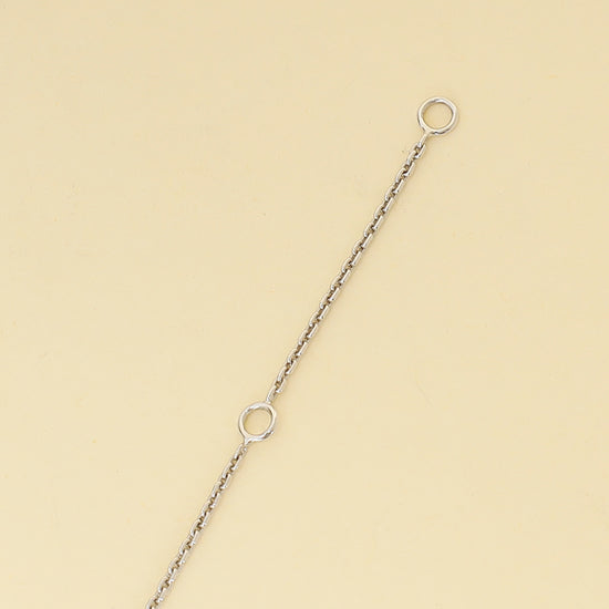 Louis Vuitton 18K White Gold Diamond Volt One Small Pendant Necklace-Louis Vuitton-THE CLOSET