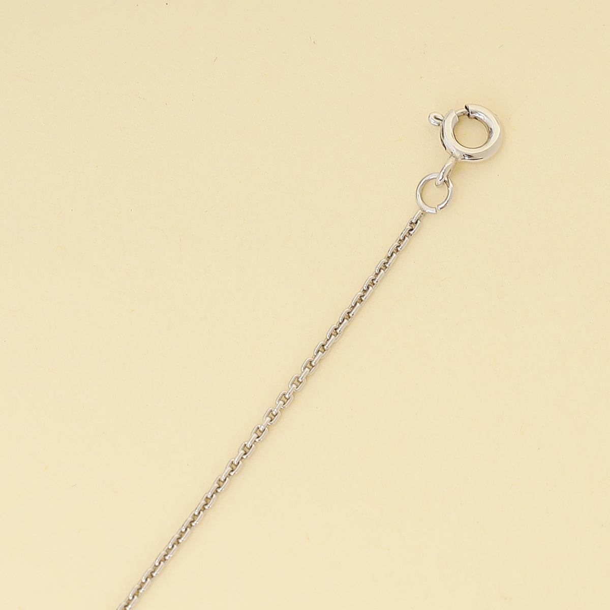 Louis Vuitton 18K White Gold Diamond Volt One Small Pendant Necklace-Louis Vuitton-THE CLOSET