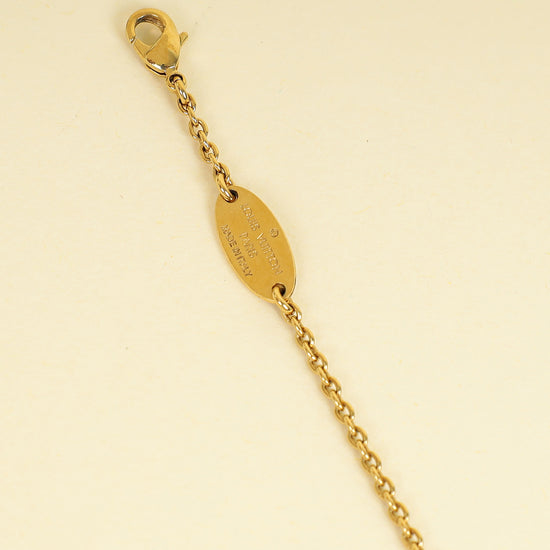 Louis Vuitton Gold Essential V Necklace