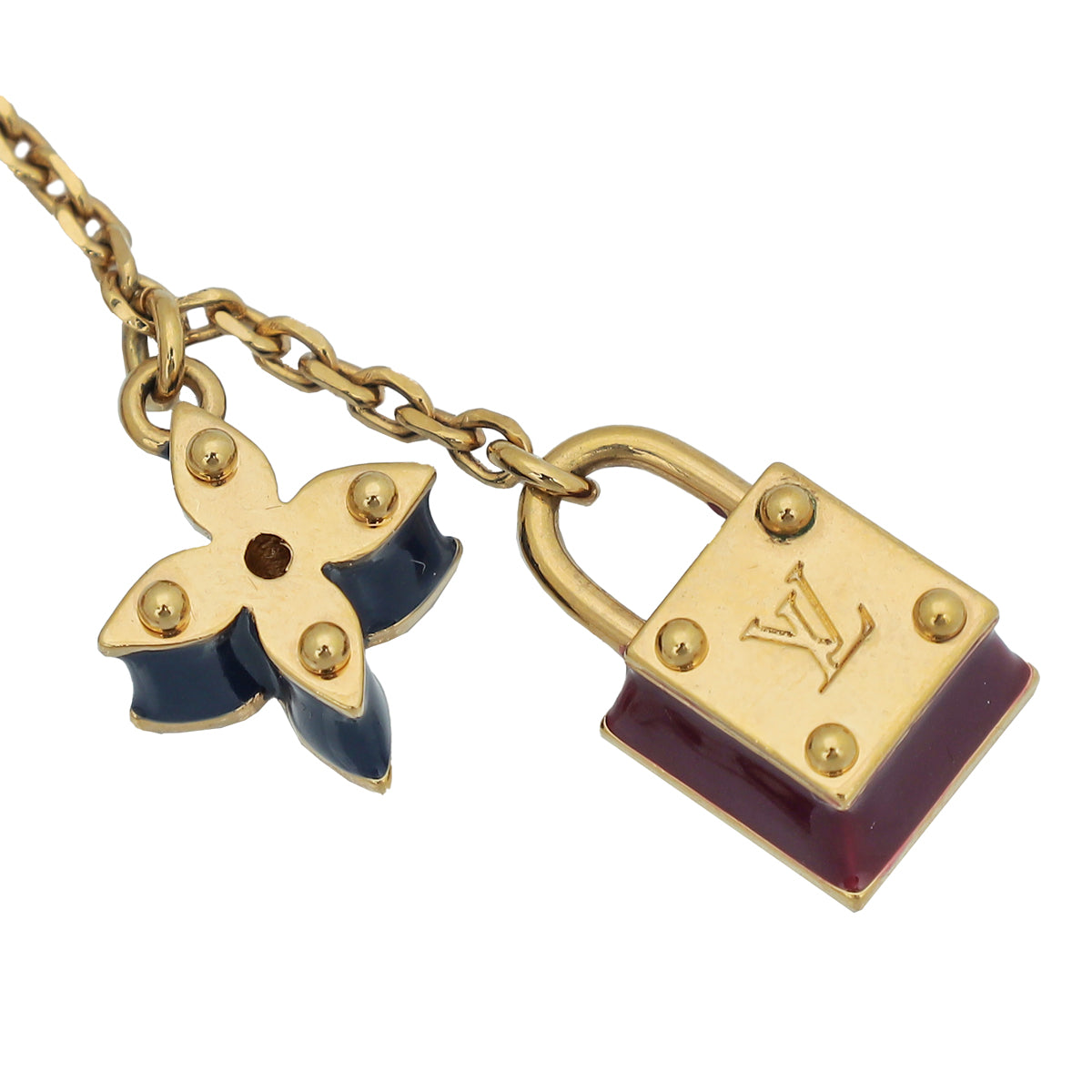 Louis Vuitton Gold Sweet Charms Sautoir Necklace