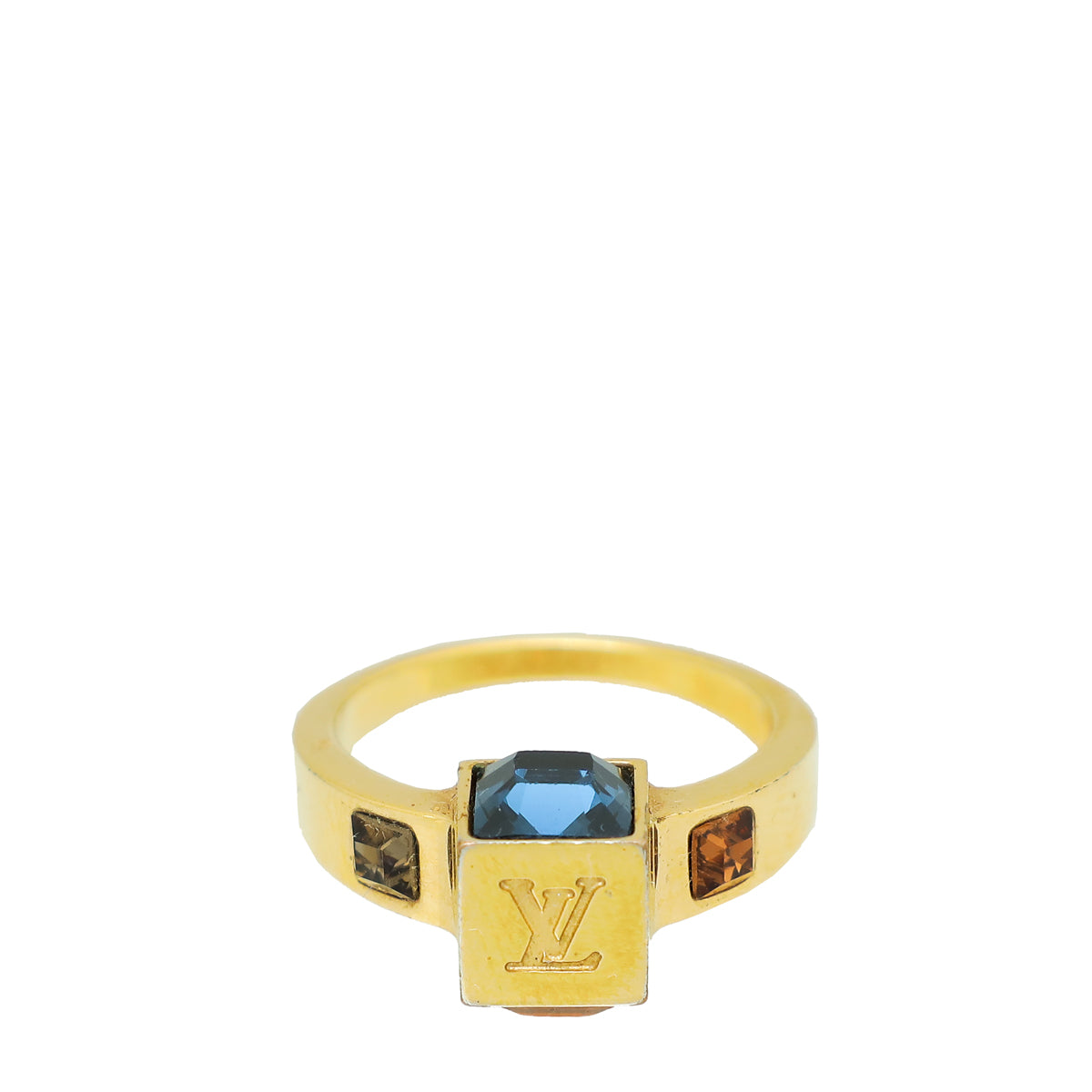 Louis Vuitton Multicolor Gamble Medium Ring (53/6.5)-Louis Vuitton-THE CLOSET