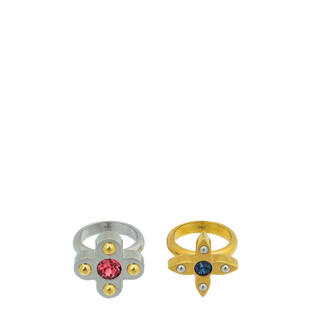 Louis Vuitton Bicolor Monogram Sweet Flower Small Ring Set-Louis Vuitton-THE CLOSET