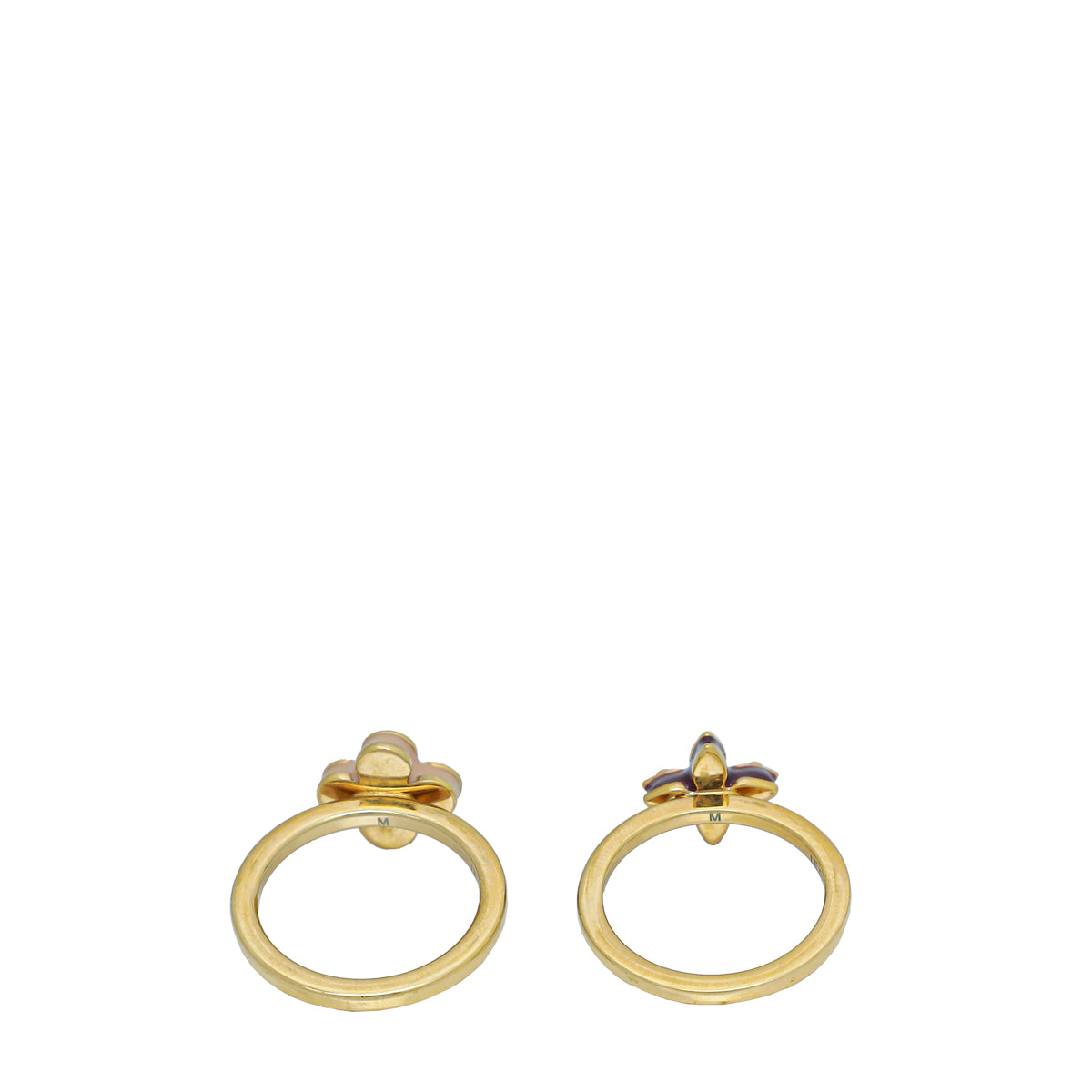 Louis Vuitton Gold Sweet Flowers Sautoir Medium Ring Set-Louis Vuitton-THE CLOSET