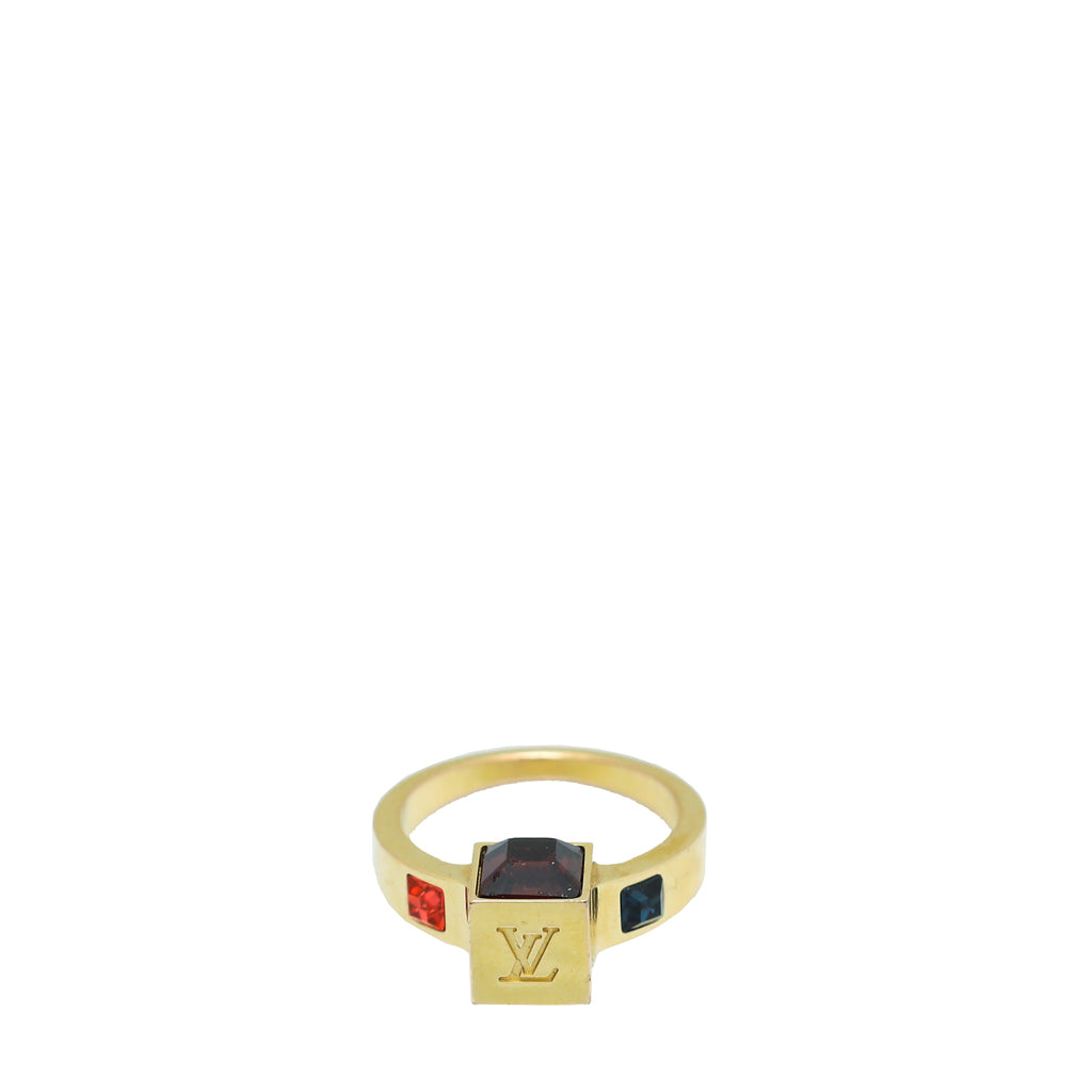 Louis Vuitton Gold Gamble Ring Medium – The Closet