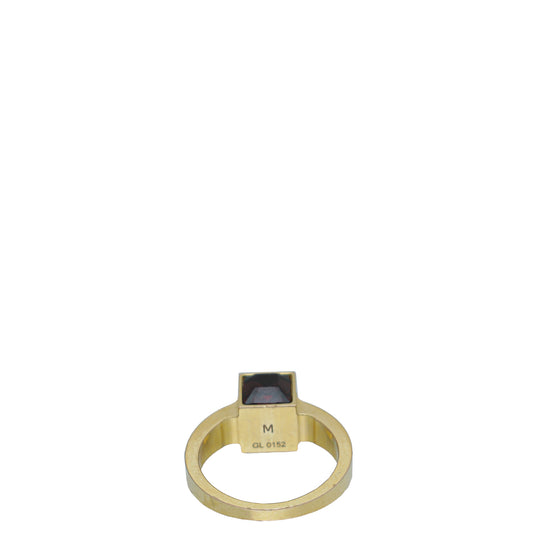 Louis Vuitton LV Onyx Signet Ring, Black, M