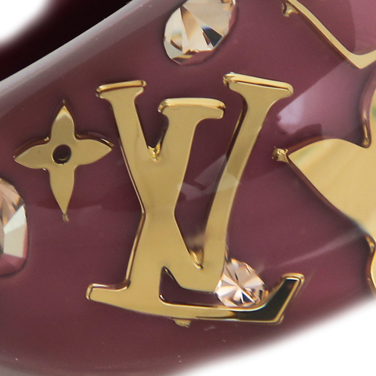 NEW LOUIS VUITTON RING INCLUSION MONOGRAM 50 NEW RING BROWN RESIN