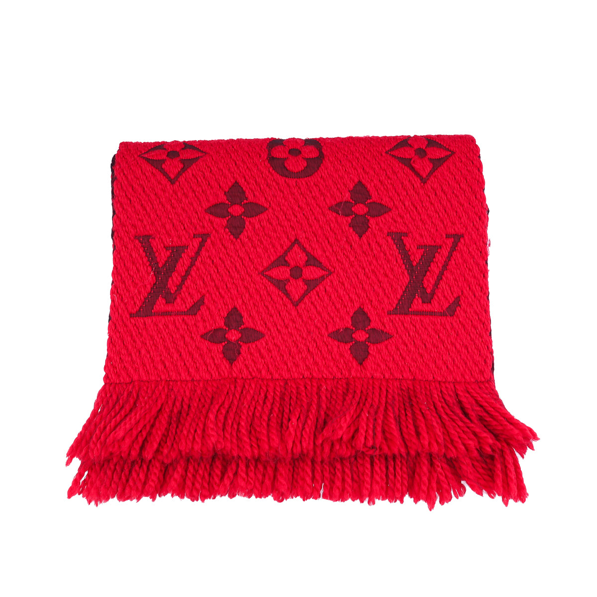 Louis Vuitton Rubis Logomania Scarf-Louis Vuitton-THE CLOSET