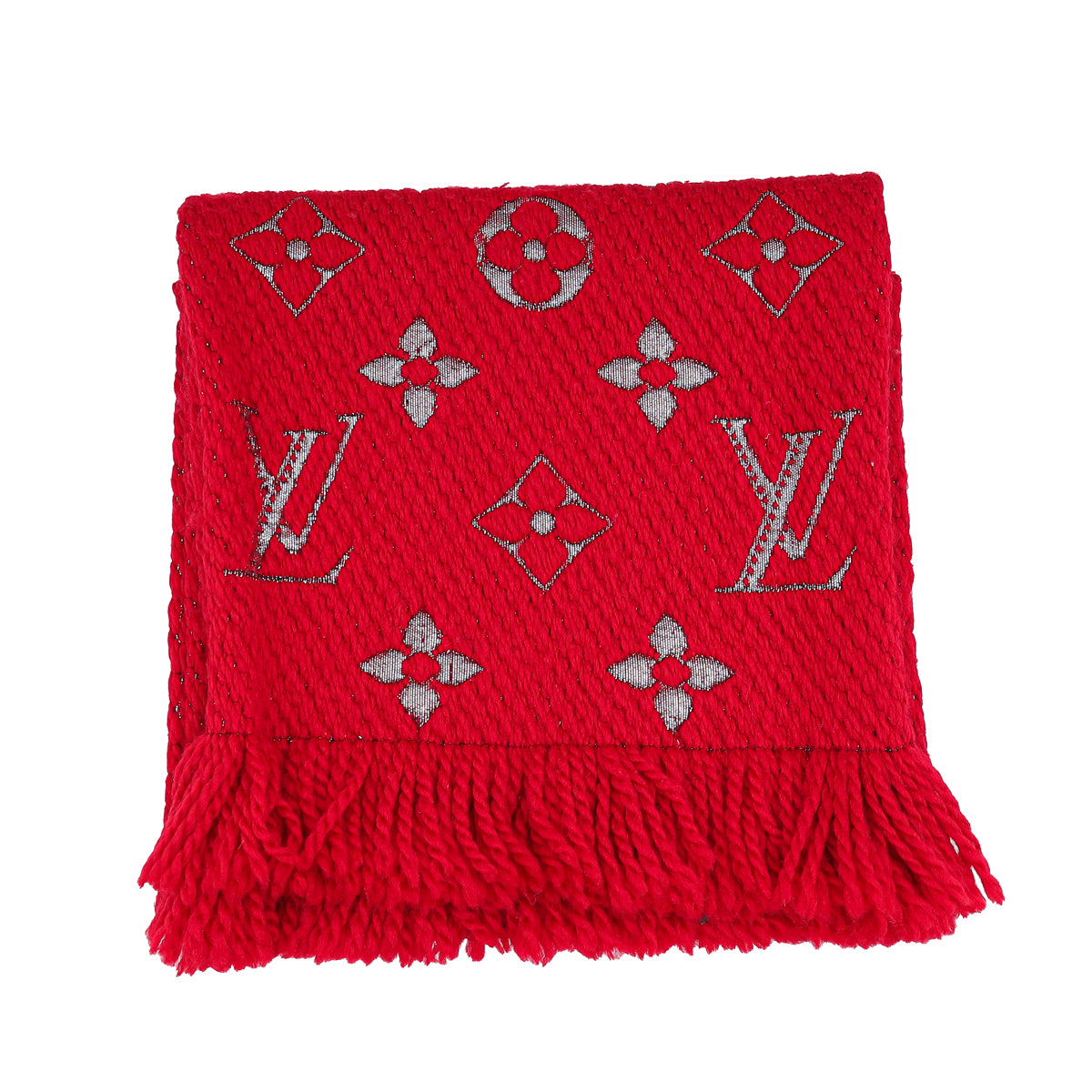 Louis Vuitton Bicolor Logomania Shine Scarf-Louis Vuitton-THE CLOSET
